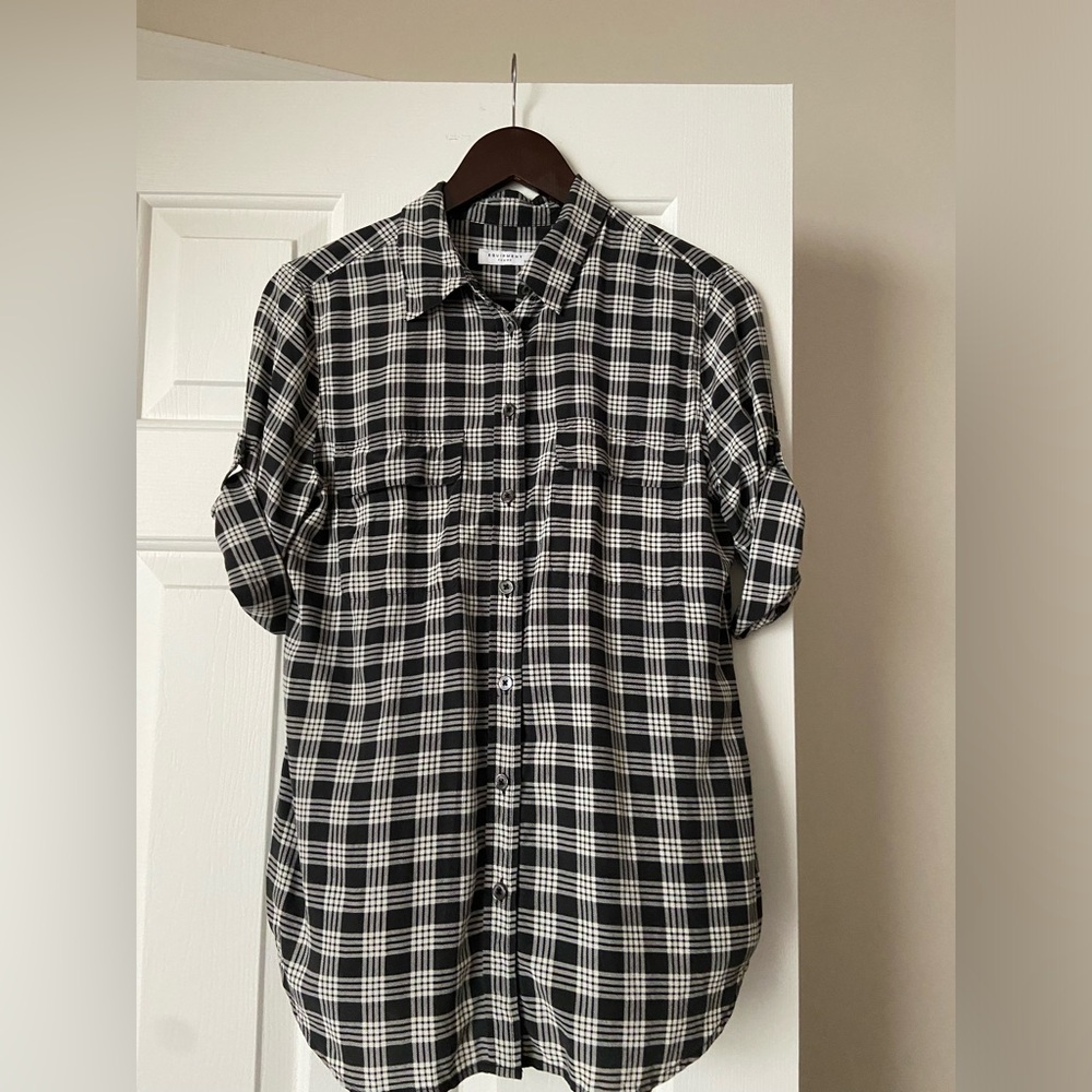 Equipment Silk Plaid Shirt